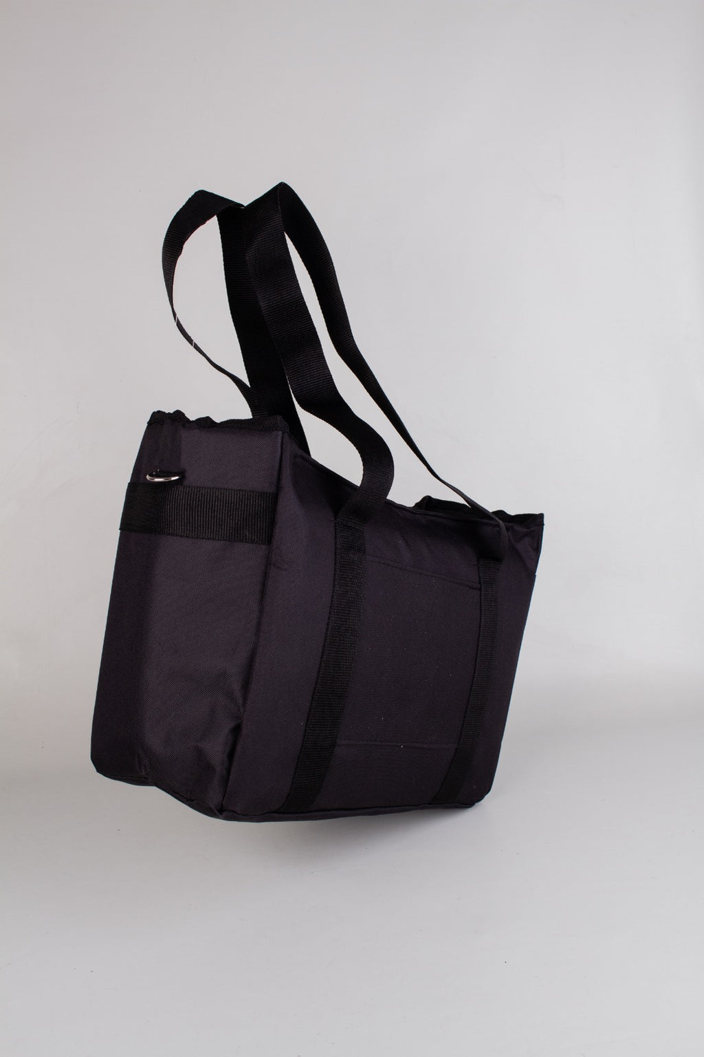 Tote Bag Universitaria negra - bolsillo
