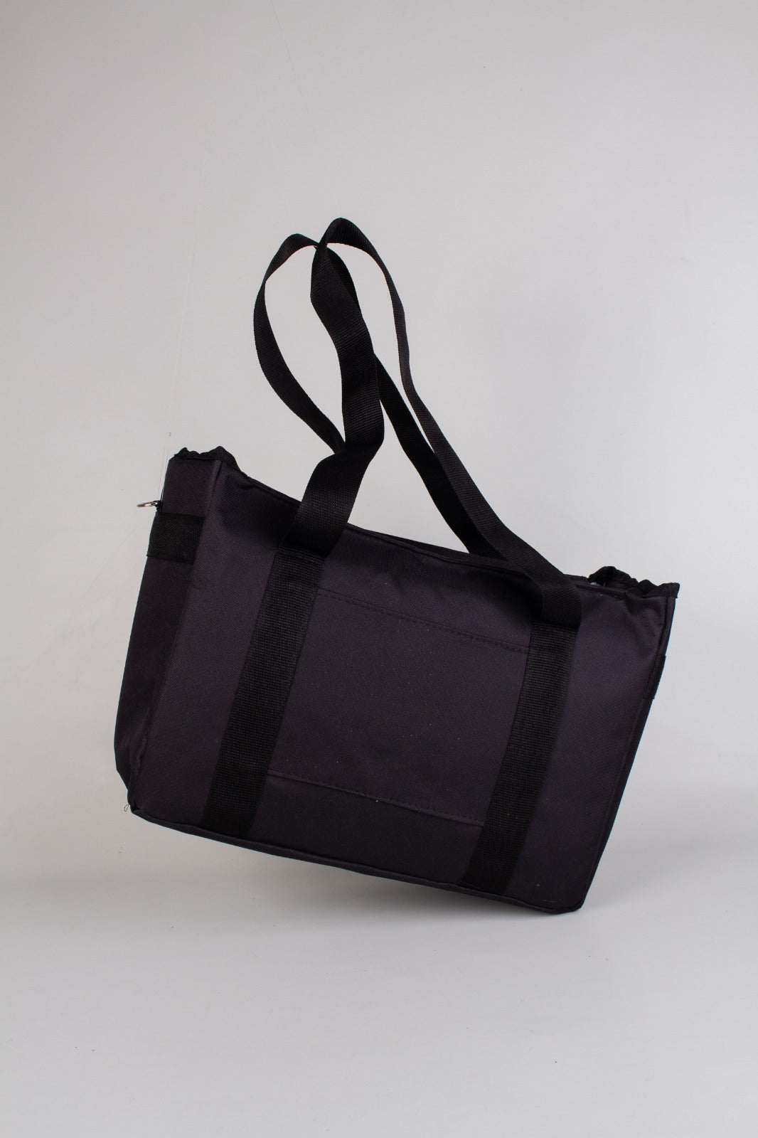 Tote Bag Universitaria negra - atras