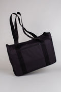 Tote Bag Universitaria negra - lateral